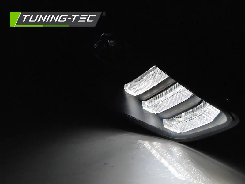 Ford Focus Mk3 15-18 Black Drl Led Seq Indicaor