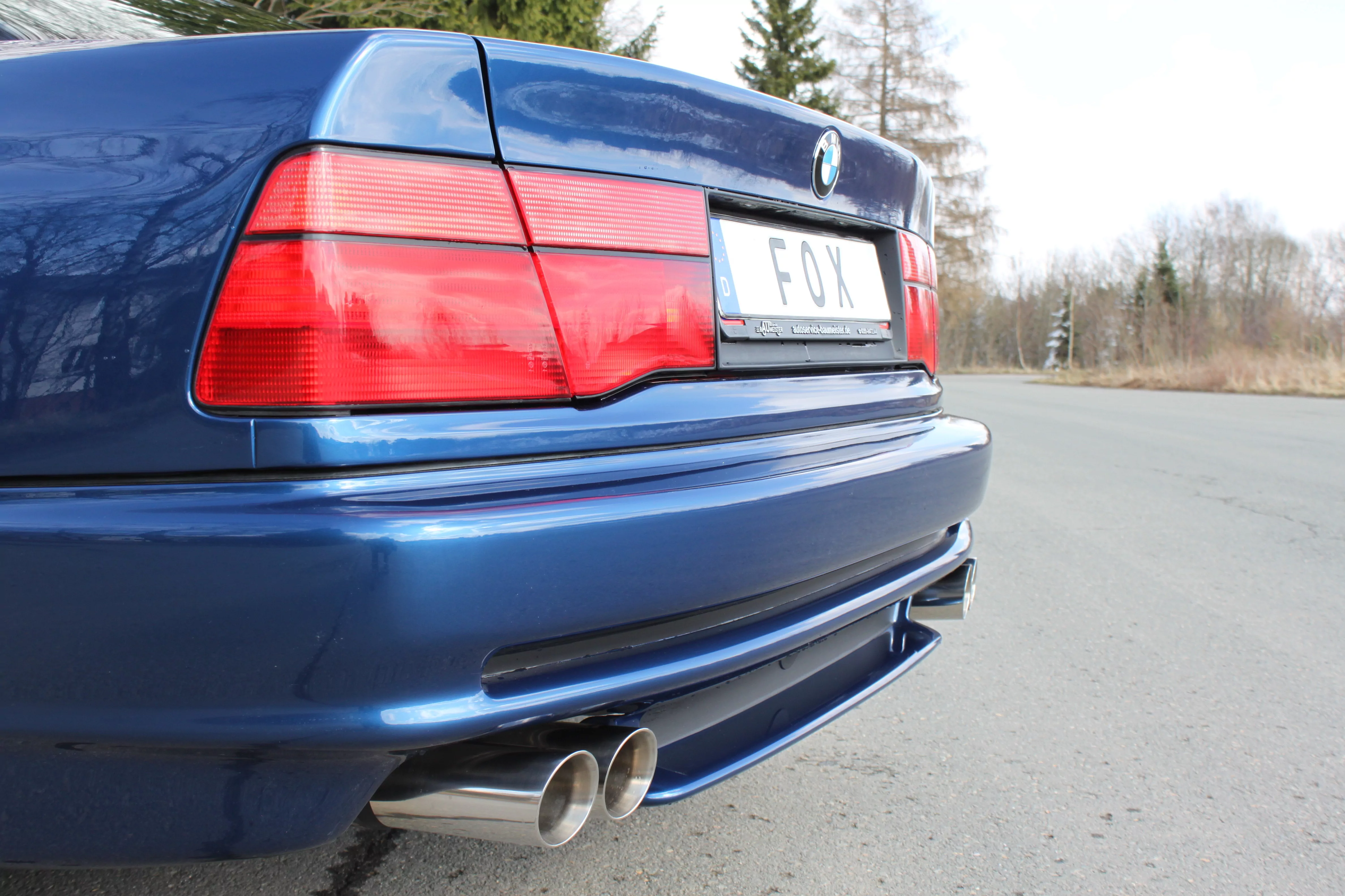 BMW E31 850i  Endschalldämpfer rechts/links - 2x90 Typ 25 rechts/links