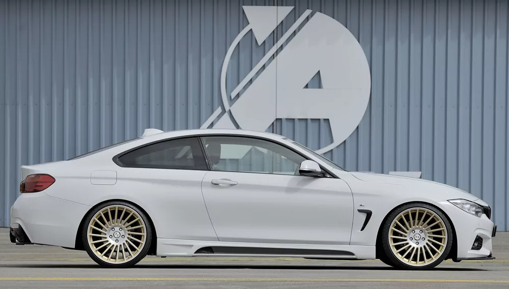 Rieger Spoilerschwert für BMW 4er F33  (3C) | Cabrio 03.13-06.15 (bis Facelift) für orig. M-Paket-Frontschürze