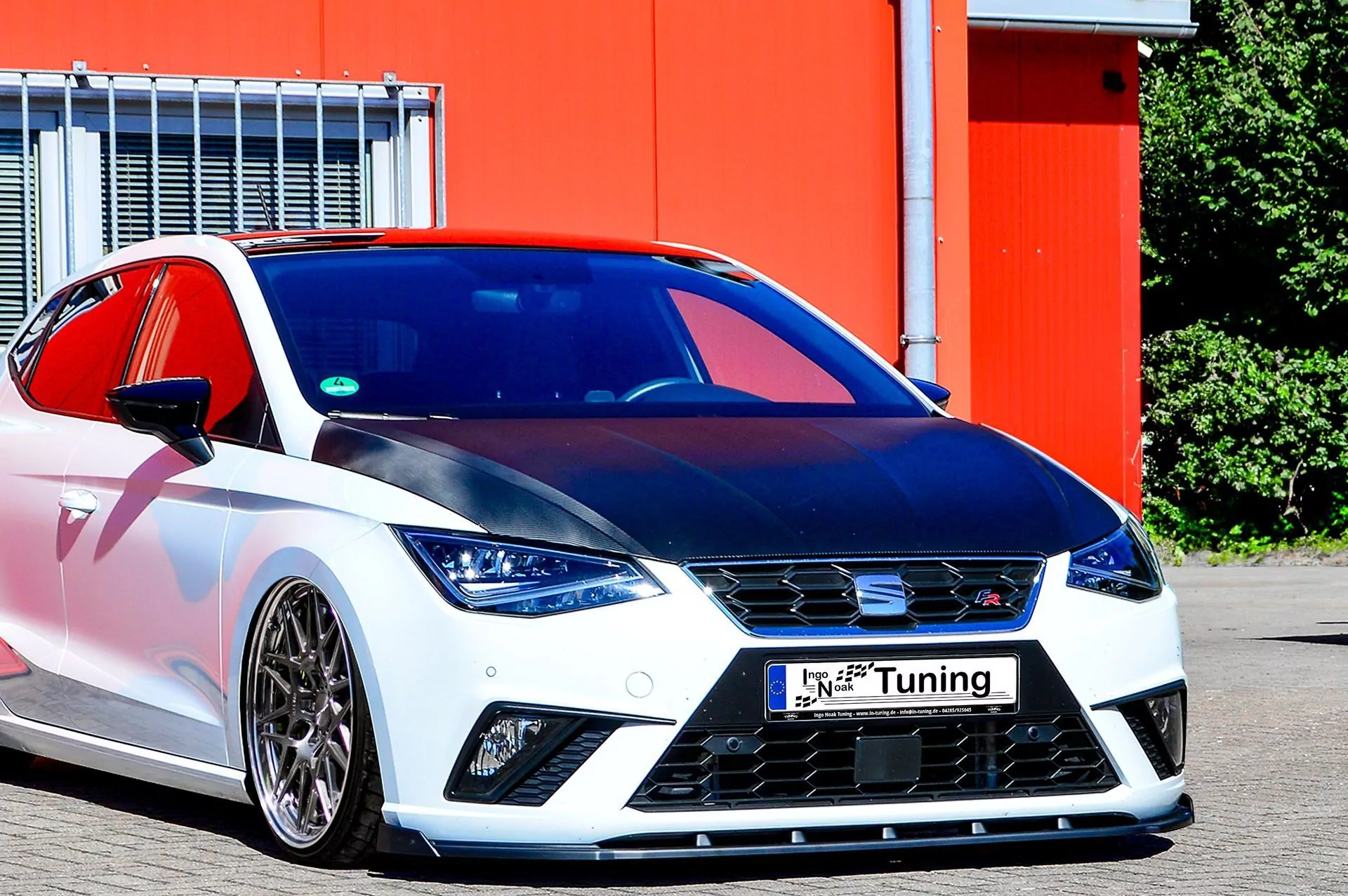 Frontspoiler Cuplippe mit Wings Seat Ibiza 6F KJ Vorfacelift