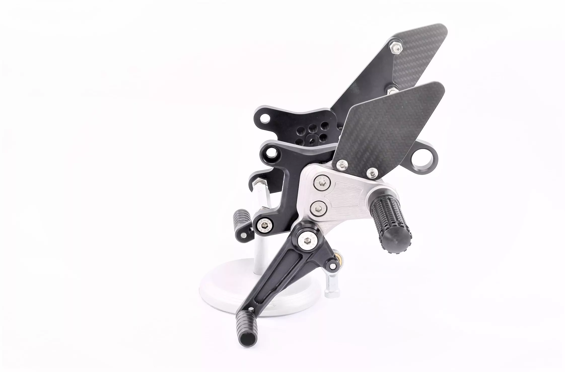 MG Biketec Sportfussrastenanlage / Rastenanlage / Fußrastenanlage mit ABE, gültig in D - A - CH für Aprilia RSV4 1000 ab 2009