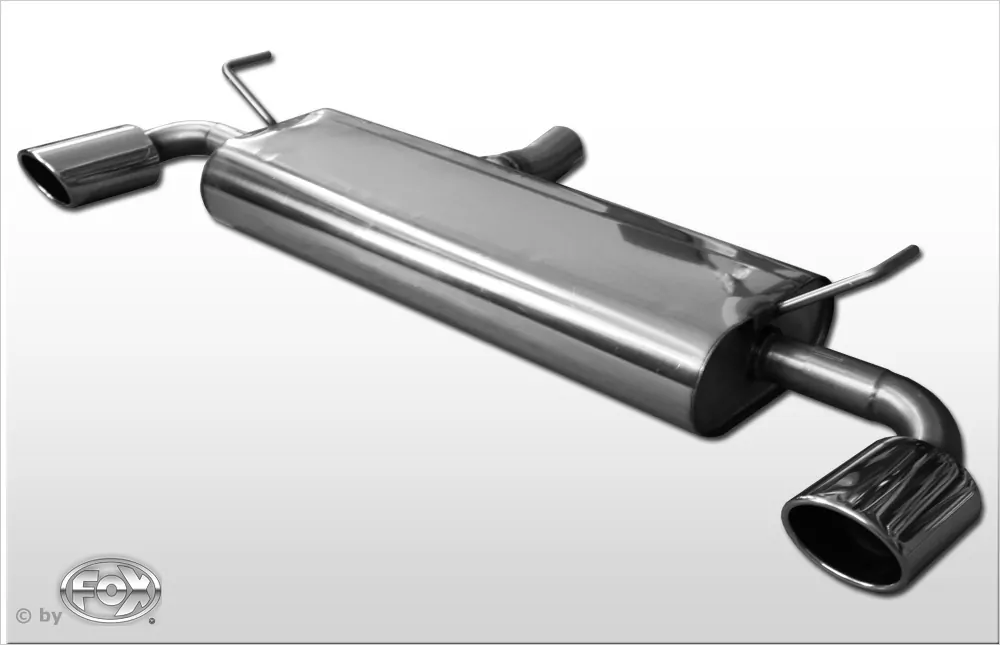 Nissan Qashqai - Diesel  Endschalldämpfer quer Ausgang rechts/links - 115x85 Typ 44 rechts/links