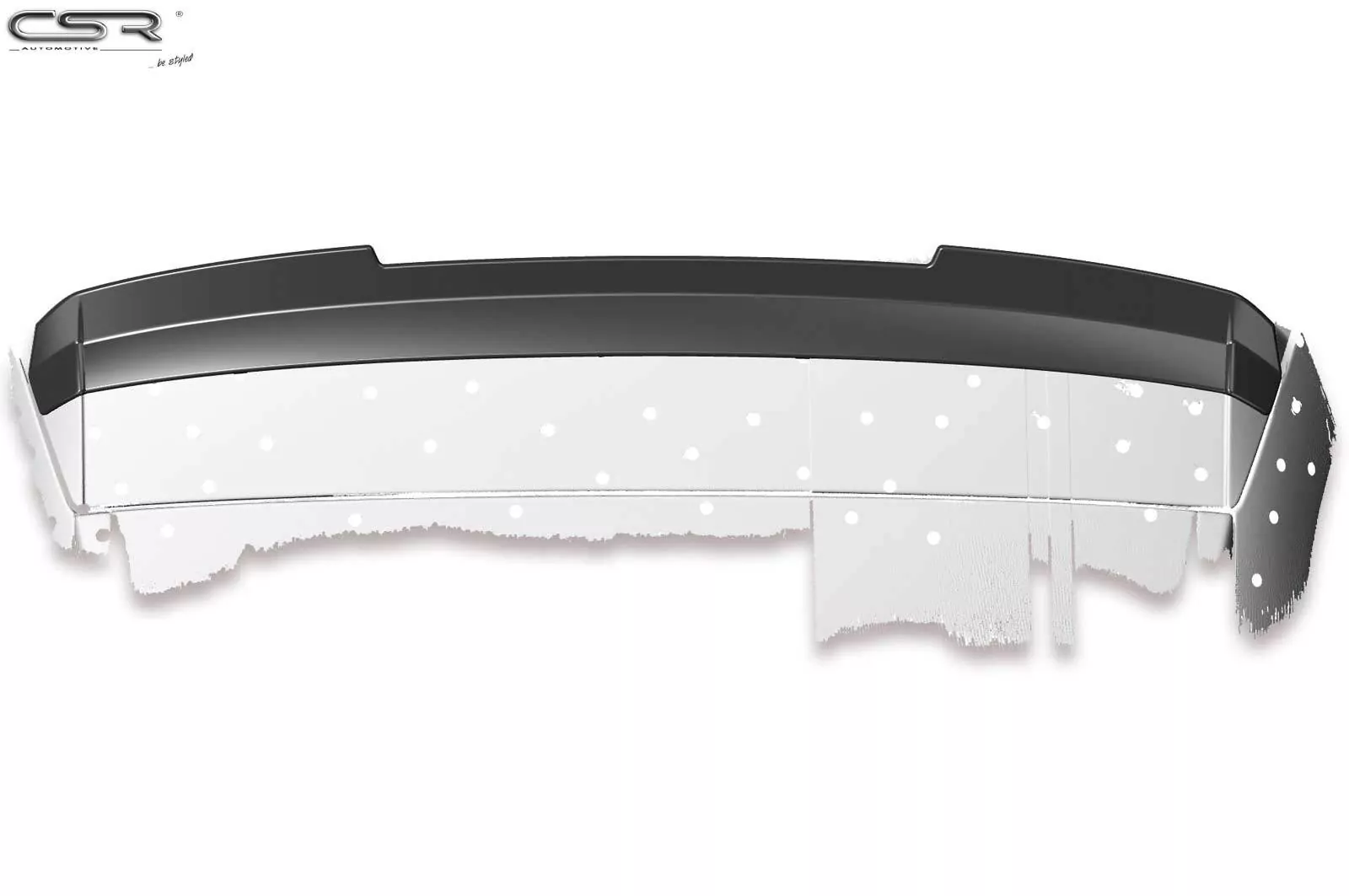 Heckflügel mit ABE für BMW 5er E61 Touring HF622 Strukturiert (schwarz matt)