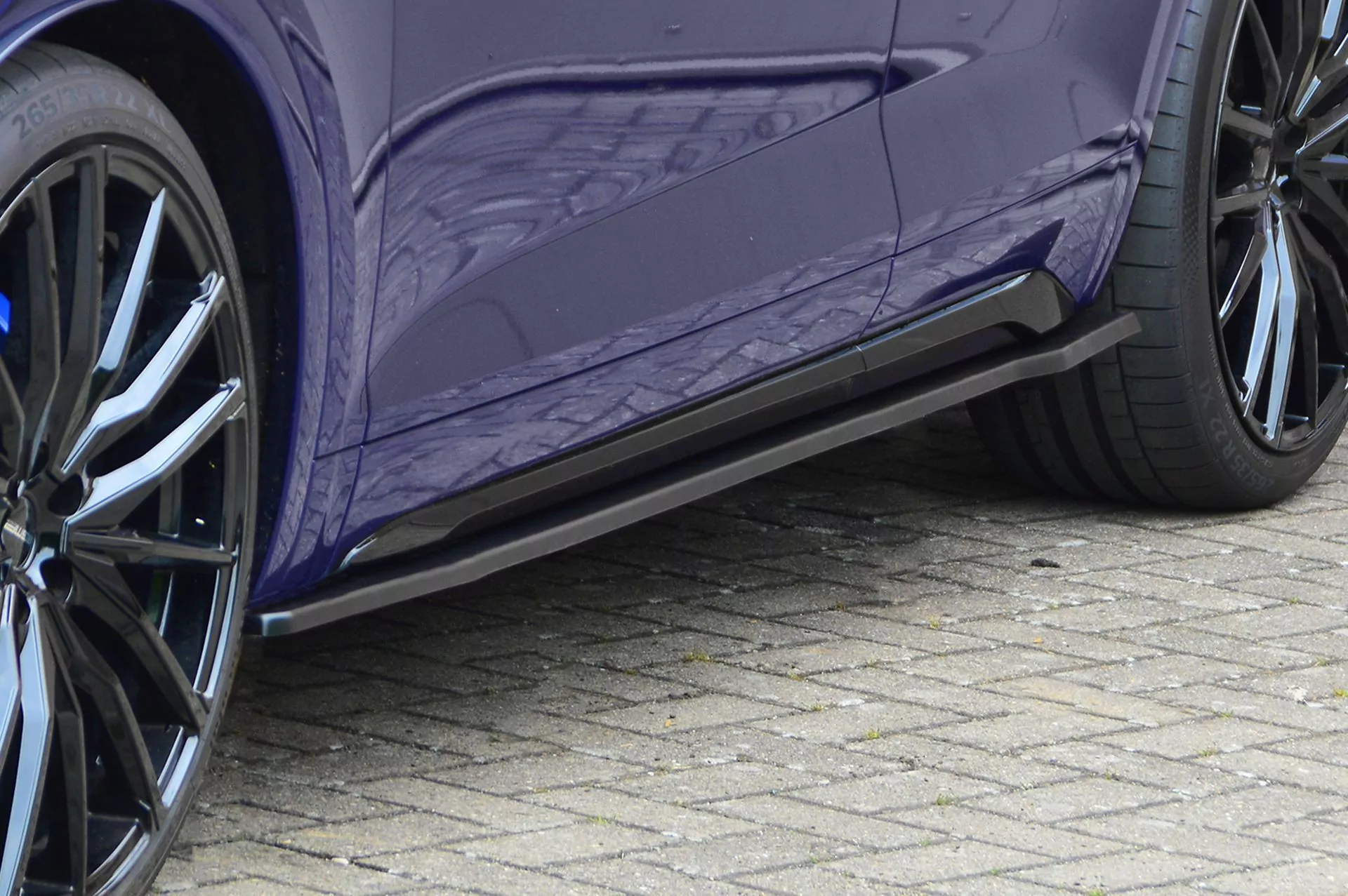 Cup Seitenschweller Satz für Audi Q5 mit S-Line + SQ5 aus ABS