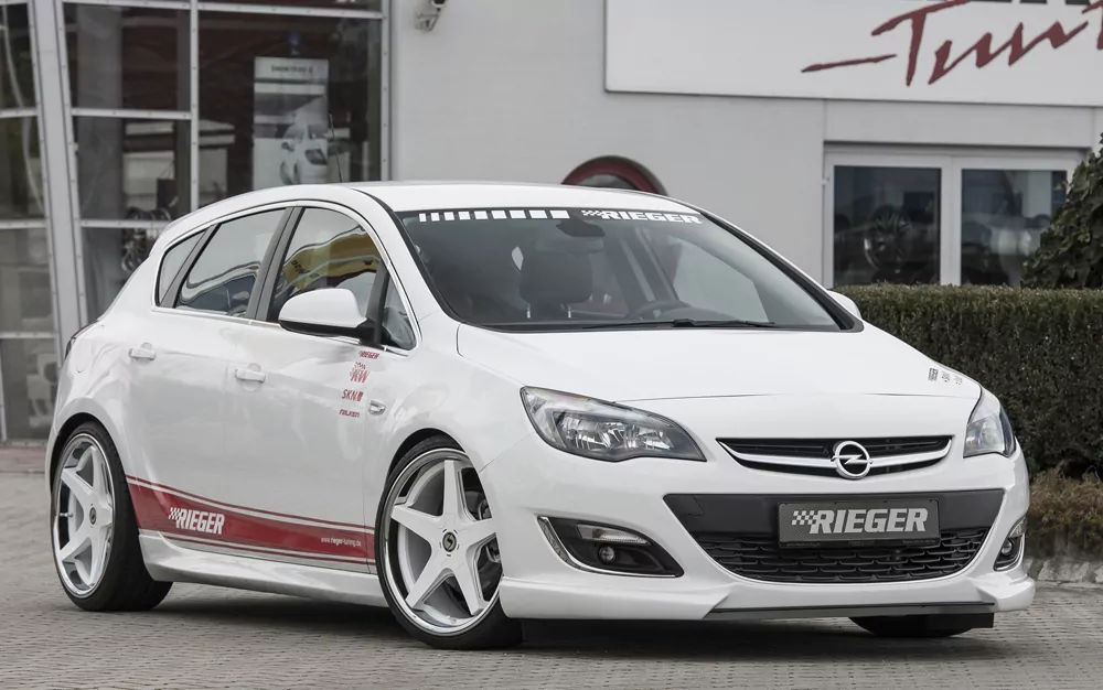 Rieger Spoilerschwert für Opel Astra J | Sports Tourer 10.12- (ab Facelift) für Spoilerlippe 51320