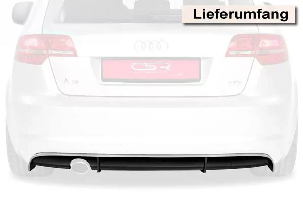 Heckansatz für Audi A3 8P/8PA HA093