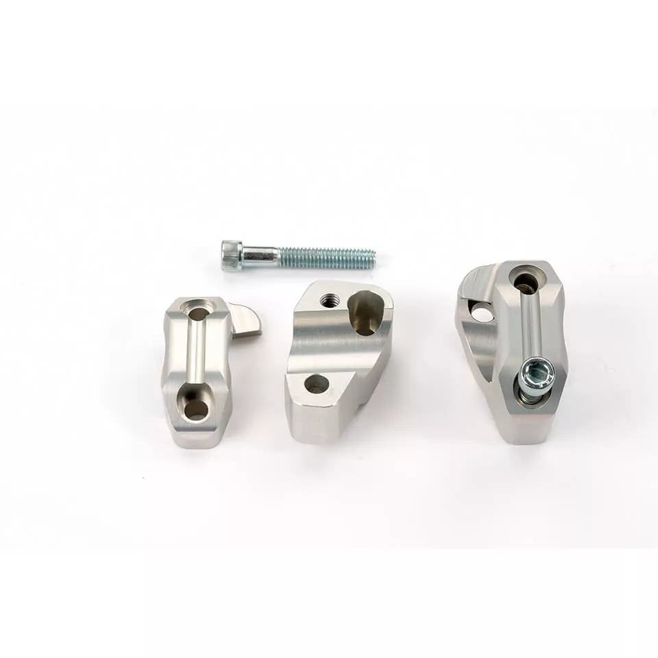LSL Lenkerklemmböcke für BUELL XB9S, XBS '02-07, Umbau von Lenker Ø22mm auf Ø28,6mm