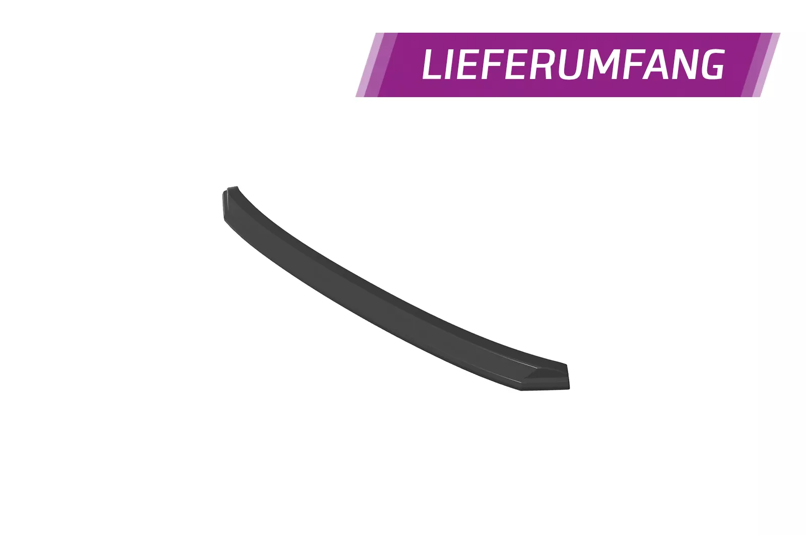 Cup-Spoilerlippe mit ABE für Skoda Octavia 4 RS CSL784 Schwarz Strukturiert