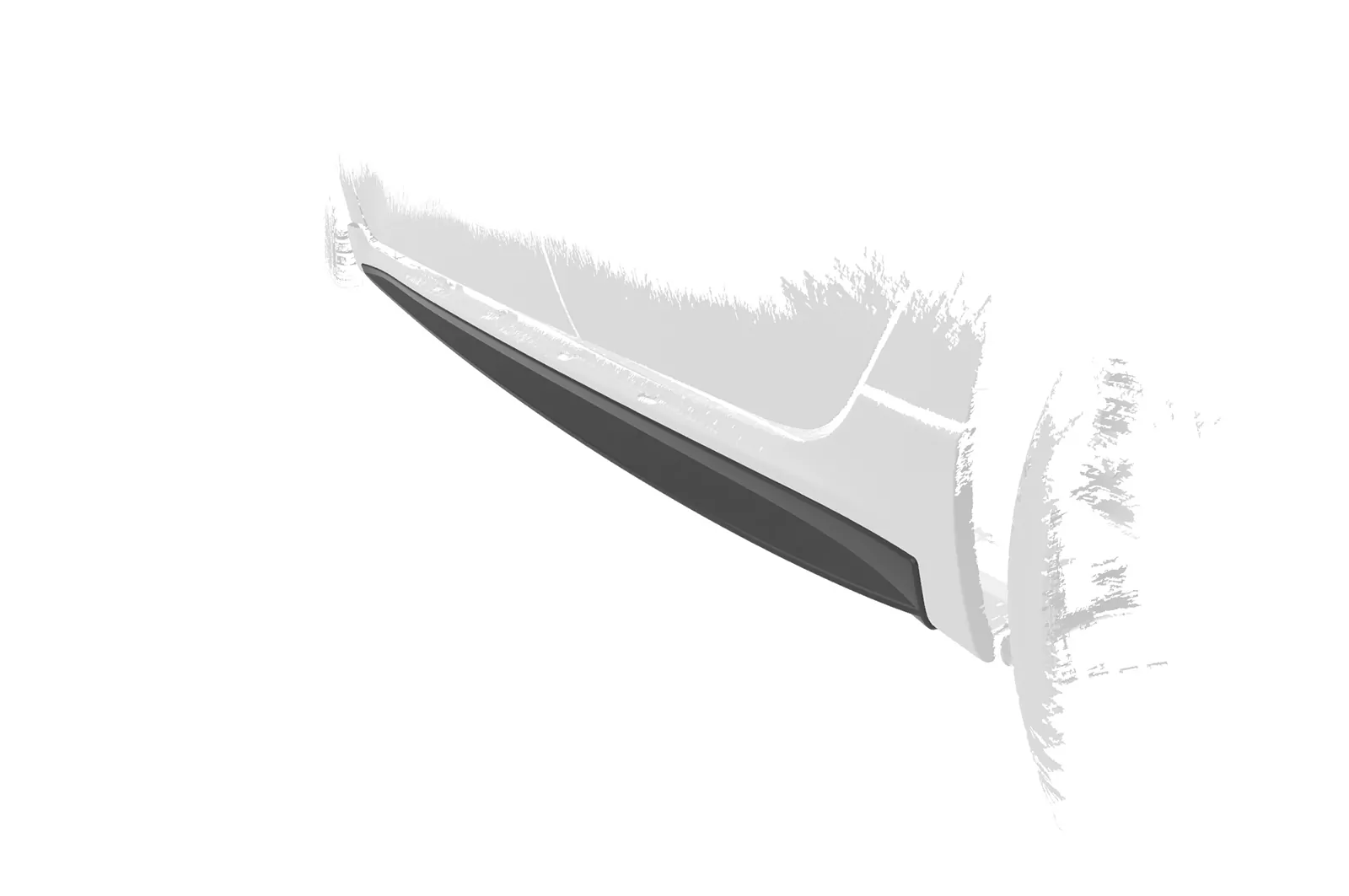 Seitenschweller für Kia Ceed / Pro Ceed (JD) GT SS576 Schwarz Strukturiert