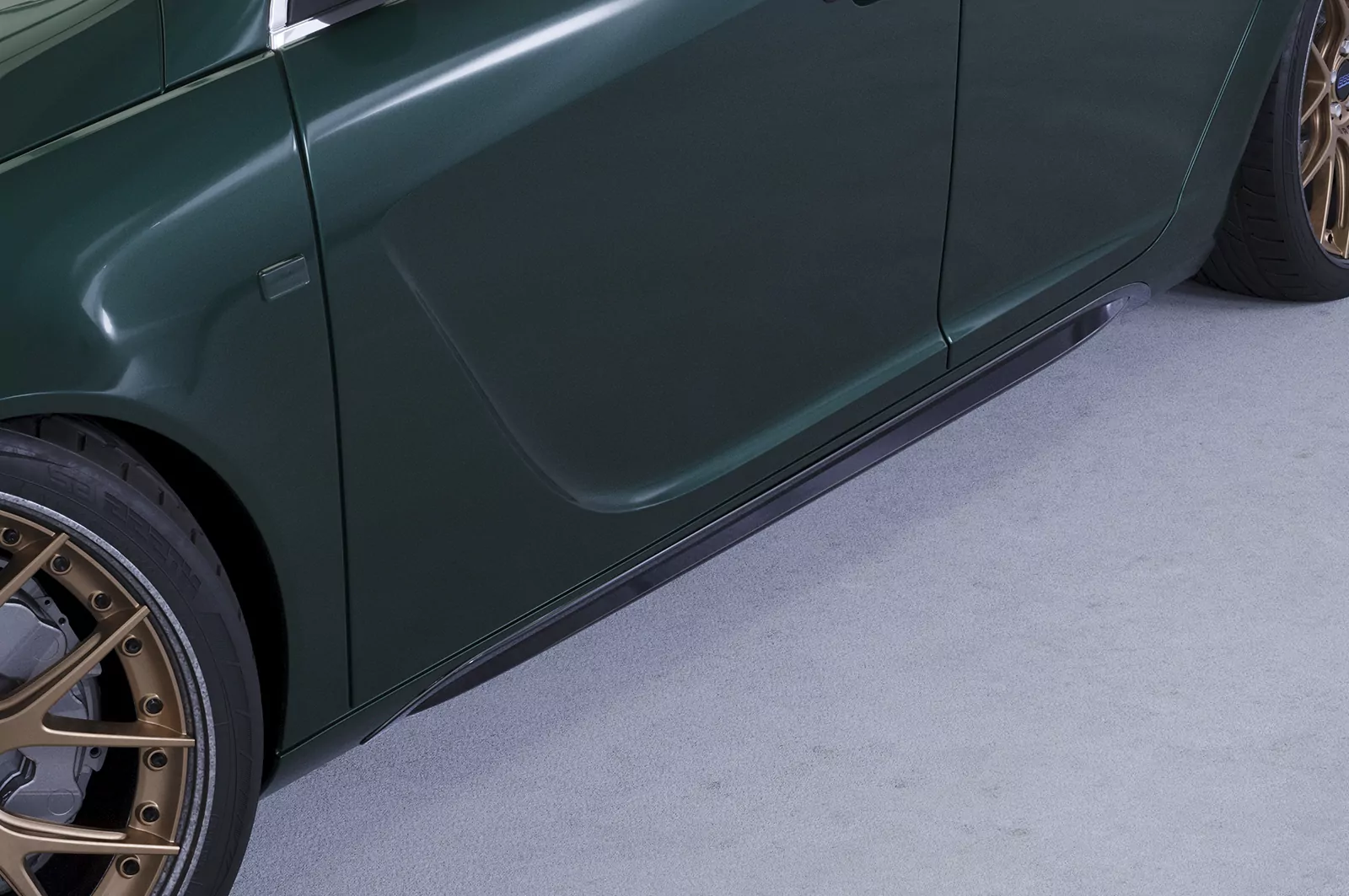 Seitenschweller für Opel Insignia A SS516 Schwarz Strukturiert