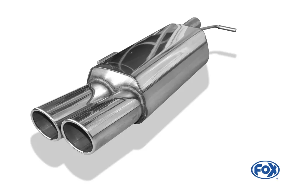 Peugeot RCZ  Endschalldämpfer einseitig - 2x100 Typ 16