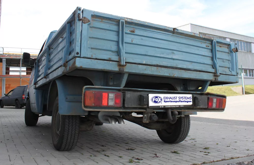 VW Pritsche T4  Endschalldämpfer - 2x63 Typ 26