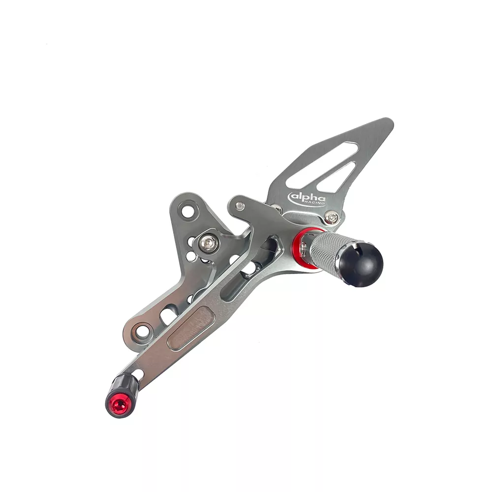 TRACK Fußrastenanlage titan Kawasaki Ninja 400 ab 2018 / Z400 ab 2019 ABE