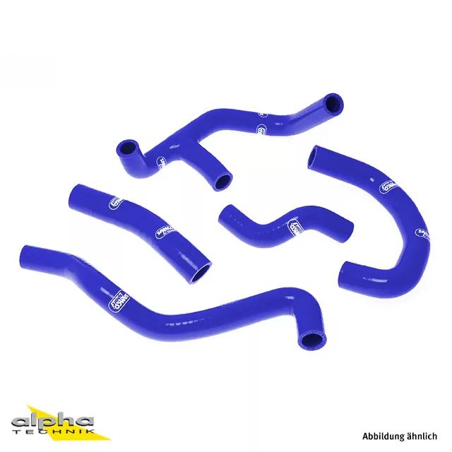 SAMCO SPORT Siliconschlauch Kit blau für Suzuki RGV250 Modelljahr 1987-1998