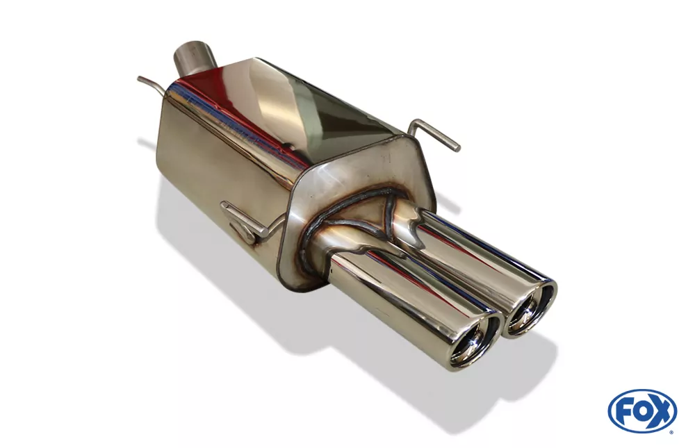 Opel Zafira A OPC  Endschalldämpfer 70mm - 2x80 Typ 17