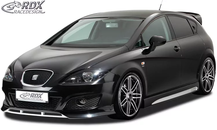 RDX Frontspoiler für SEAT Leon 1P Facelift (ab 2009) Frontlippe Front Ansatz Spoilerlippe