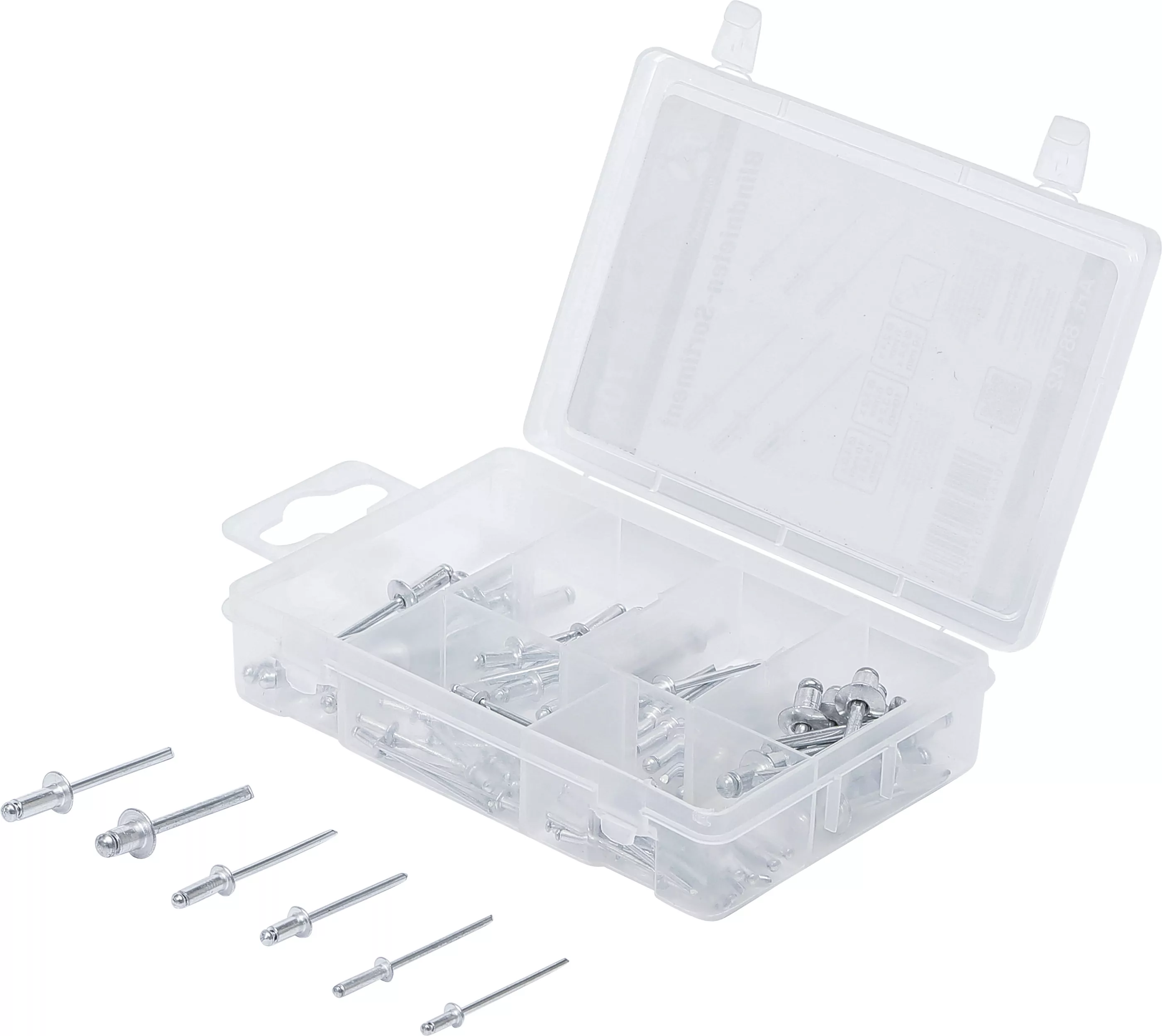 Blindnieten-Sortiment | Ø 2,4 - 4,8 mm | 70-tlg.