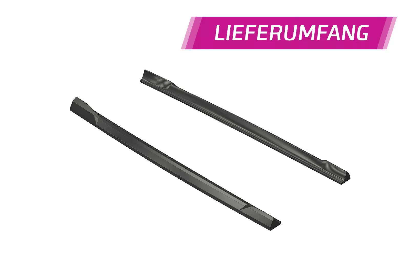 Seitenschweller für Peugeot 208 (1.Gen) GTi SS544 Schwarz Strukturiert