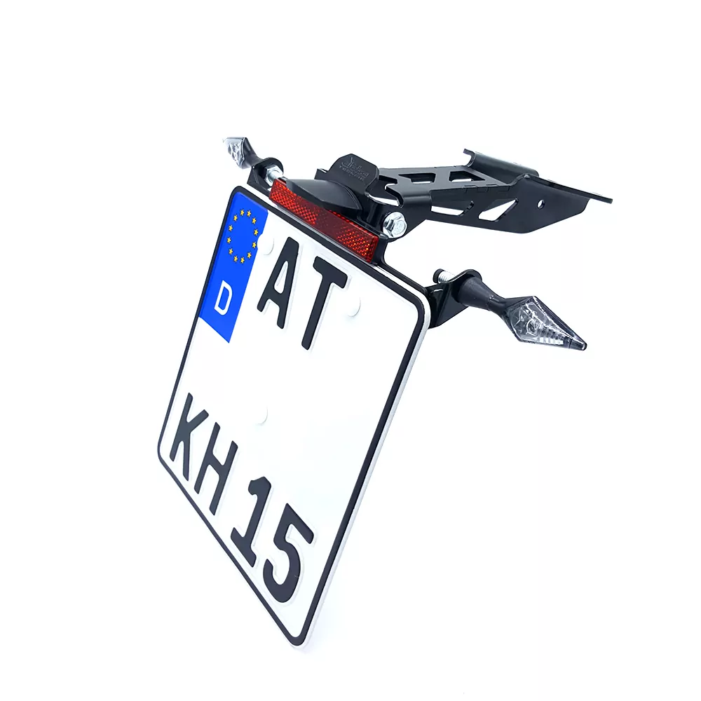 alpha Technik Kennzeichenhalter für Yamaha MT125 Typ RE39 RE40 ab Modelljahr 2020-