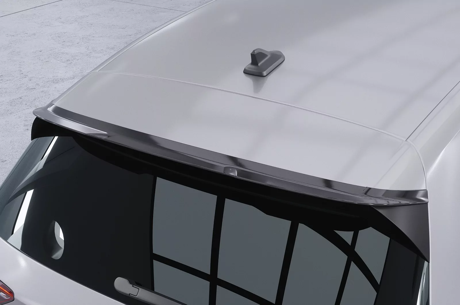 Heckflügel mit ABE für VW Golf 8 HF616 Strukturiert (schwarz matt)