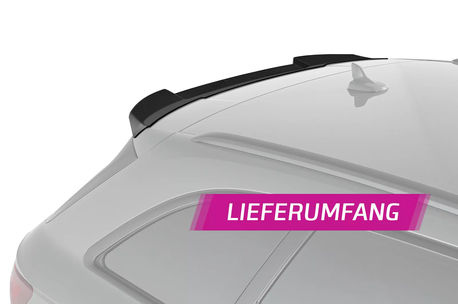 Heckflügel mit ABE für Audi A4 B9 (Typ 8W) Avant HF577-M Carbon Look (matt)