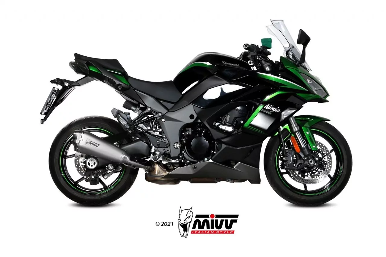 Mivv Delta Race Edelstahl Kawasaki Ninja 1000 SX / Tourer 20-21