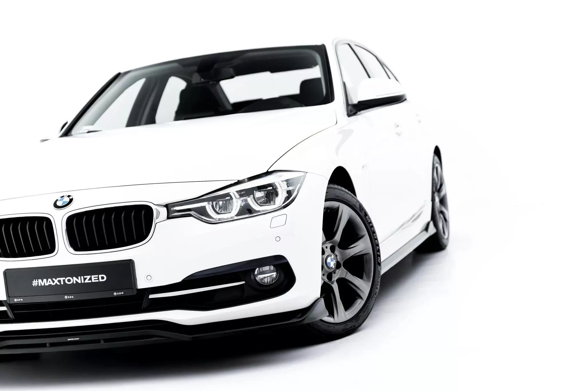 Street+ Spoilerlippe Front Ansatz Passend Für BMW 3er Sportline Limousine / Touring F30 / F31 