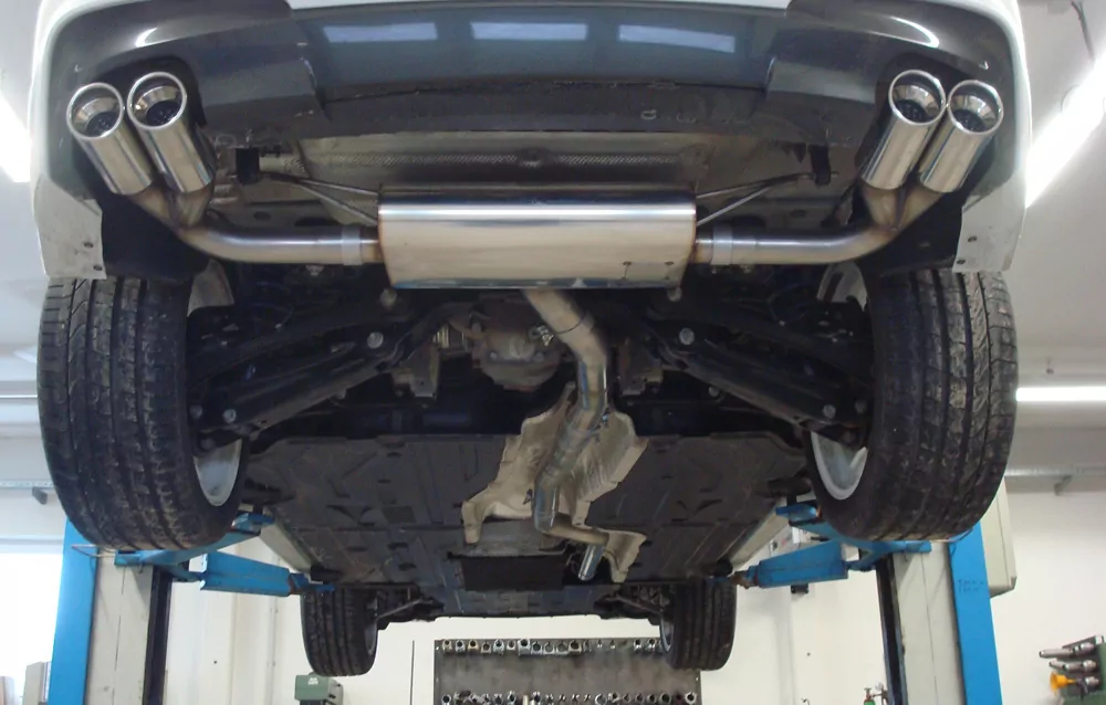 BMW X3 F25 - 35i/ 35d  Endschalldämpfer Ausgang rechts/links - 2x90 Typ 17 rechts/links