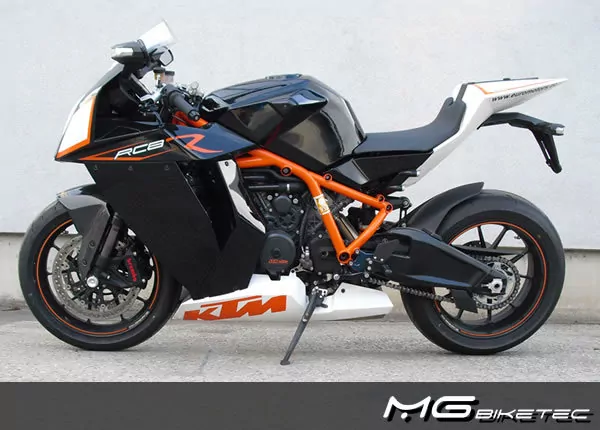 MG Biketec Sportfussrastenanlage / Rastenanlage / Fußrastenanlage mit ABE, gültig in D - A - CH für KTM 1190 RC8 ab 2008