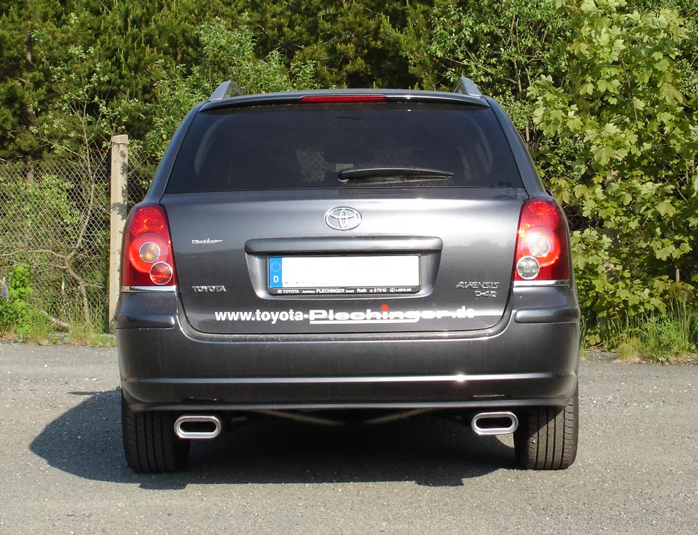 Toyota Avensis T25 Diesel - Combi  Endschalldämpfer rechts/links - 160x80 Typ 53 rechts/links