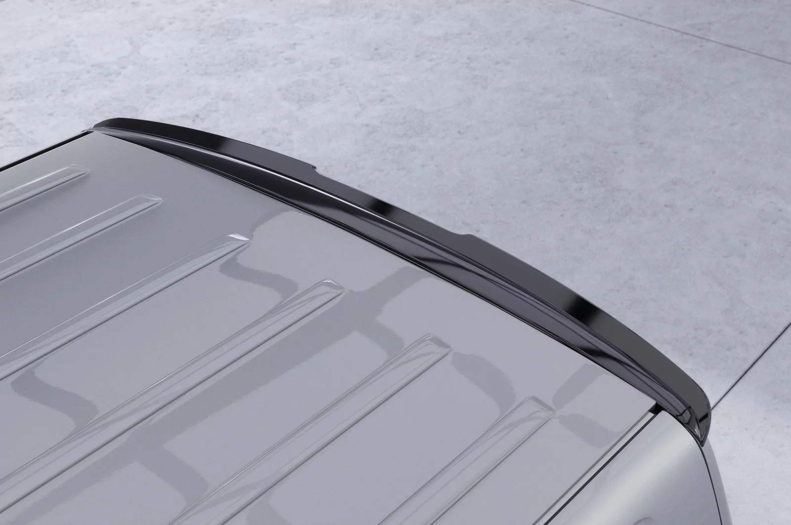 Heckflügel mit ABE für VW T5 HF808 Strukturiert (schwarz matt)