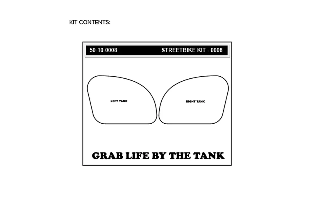 Stompgrip schwarz Icon für Aprilia SMV750/900/1200 Dorsoduro