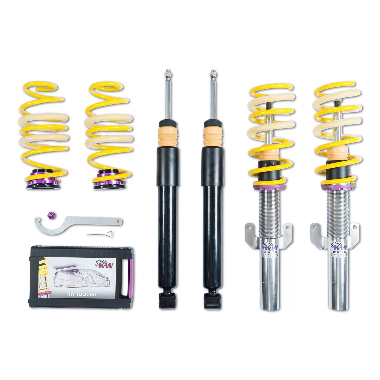 KW Gewindefahrwerk V1 inox VW T-CROSS (C1) 12/2018-
