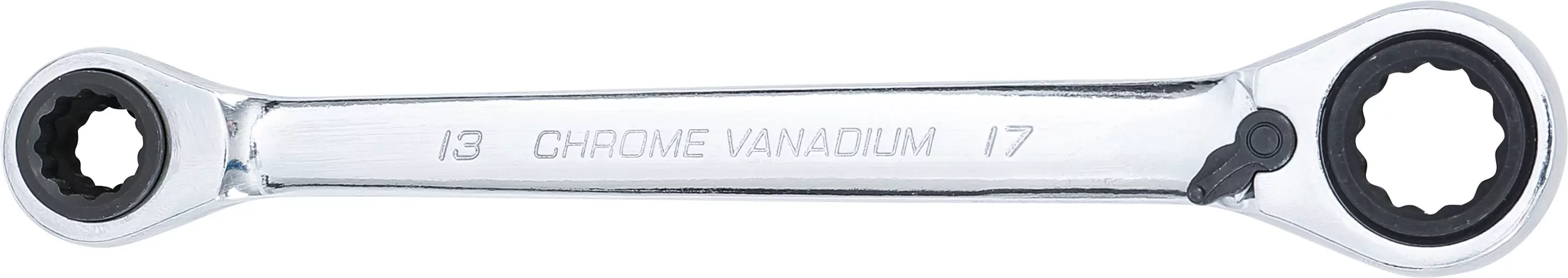 Ratschen-Ringschlüssel | 4-in-1 | SW 10 x 13 - 17 x 19 mm