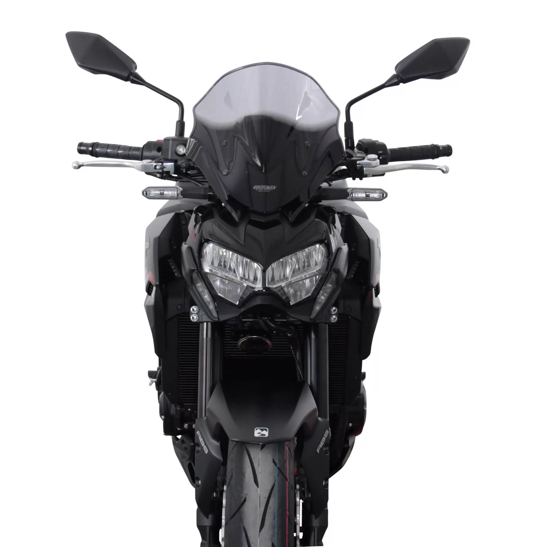 MRA MRA-Racingscheibe, KAWASAKI Z 900 /SE, 20-21, schwarz mit ABE