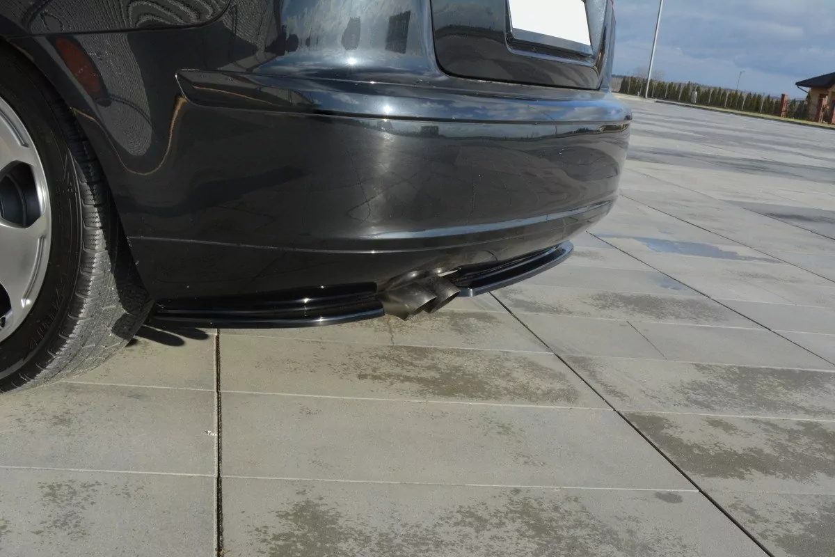 Heck Ansatz Flaps Diffusor Passend Für Diffusor Passend Für AUDI A3 SPORTBACK MK2 8P Vor FL Schwarz Hochglanz Schwarz Hochglanz