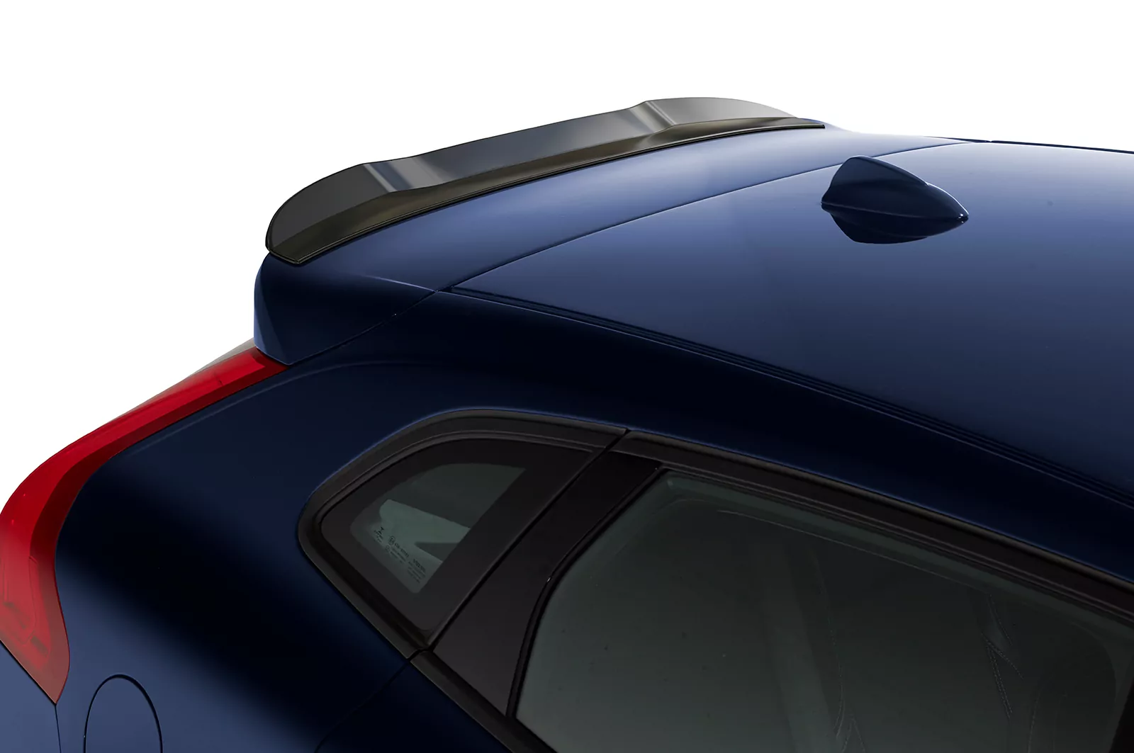 Heckflügel mit ABE für Volvo V40 HF857 Schwarz Strukturiert