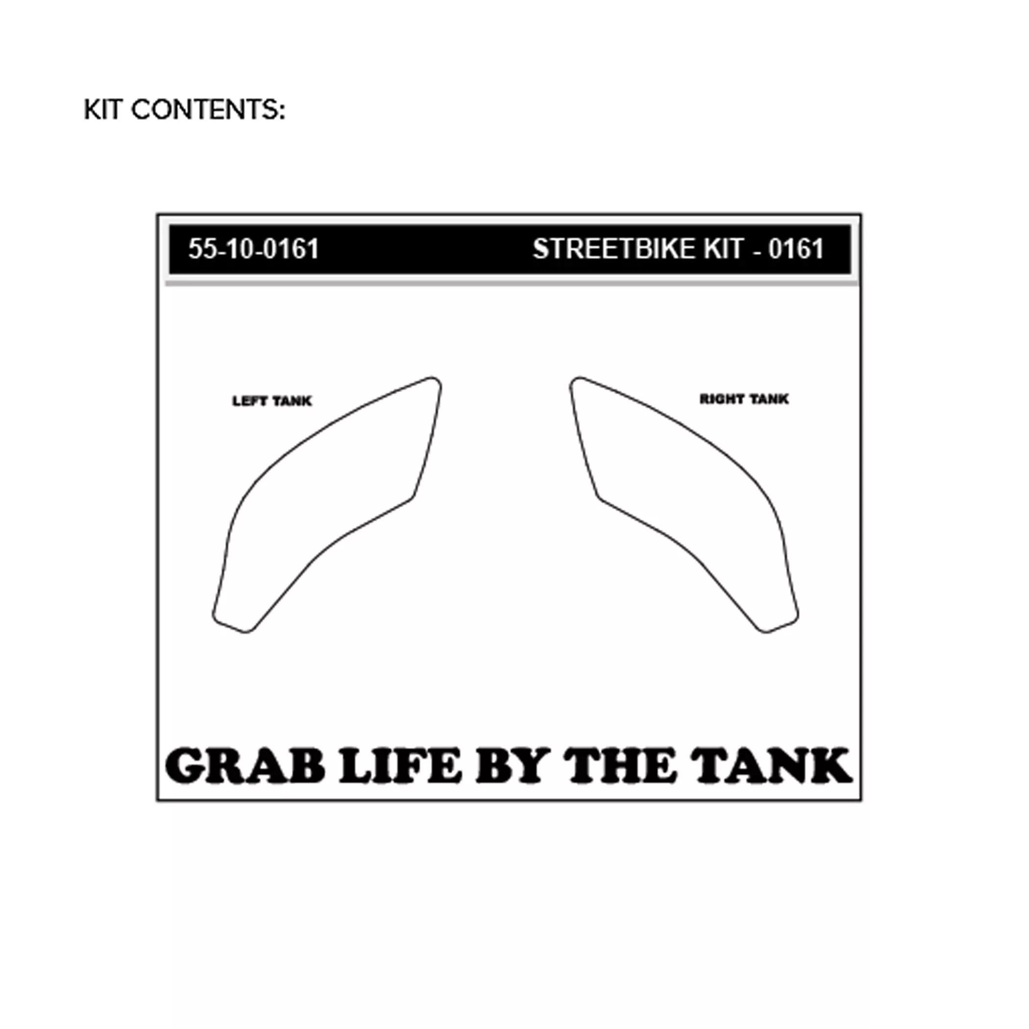 Stompgrip Traction Pad Volcano für Honda CB300 R 19-22 Klar