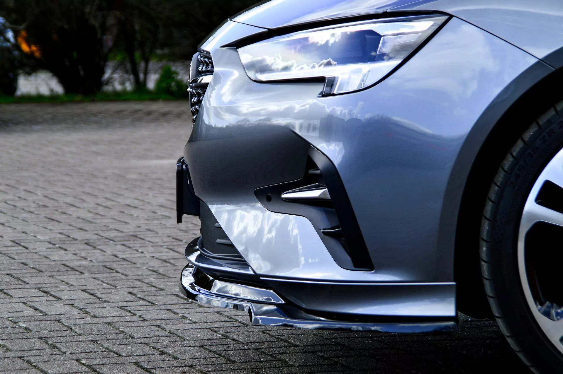 Cup Frontspoilerlippe für Opel Insignia B OPC-Line FL aus ABS