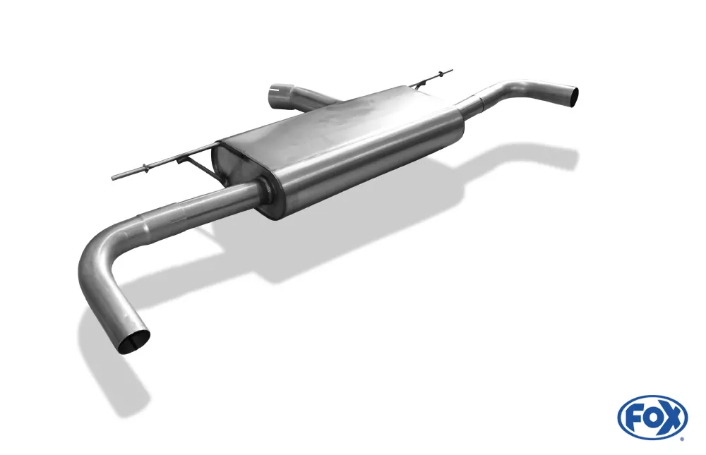 Ford Mondeo V Schrägheck/ Kombi (Touring) Endschalldämpfer quer Ausgang rechts/links - Ausgang der Endrohre in der originalen Stoßstange