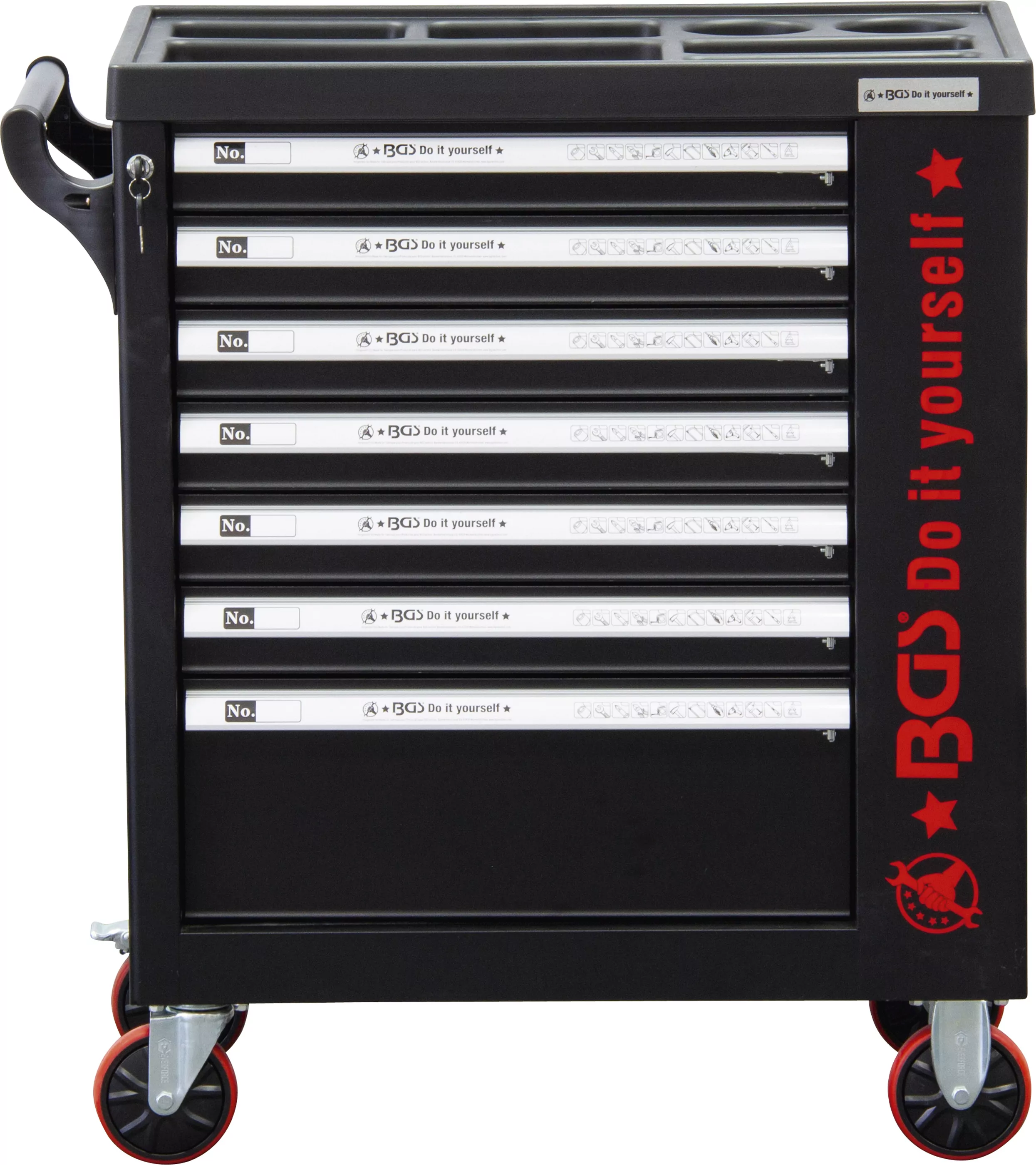 Werkstattwagen | 7 Schubladen | 1 Seitentür | leer