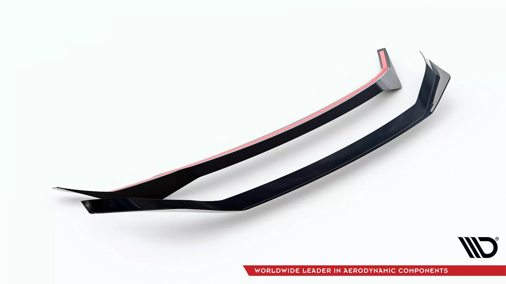 Spoiler CAP Für Honda Civic Limousine Mk10 / Mk10 Facelift Schwarz Hochglanz
