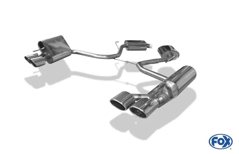 Mercedes SL Typ 230  Endschalldämpfer rechts/links - 2x115x85 Typ 32 rechts/links