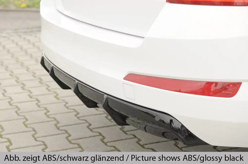 Rieger Heckeinsatz für Skoda Octavia (5E) - Lim. 02.13-01.17 (bis Facelift) carbon optik