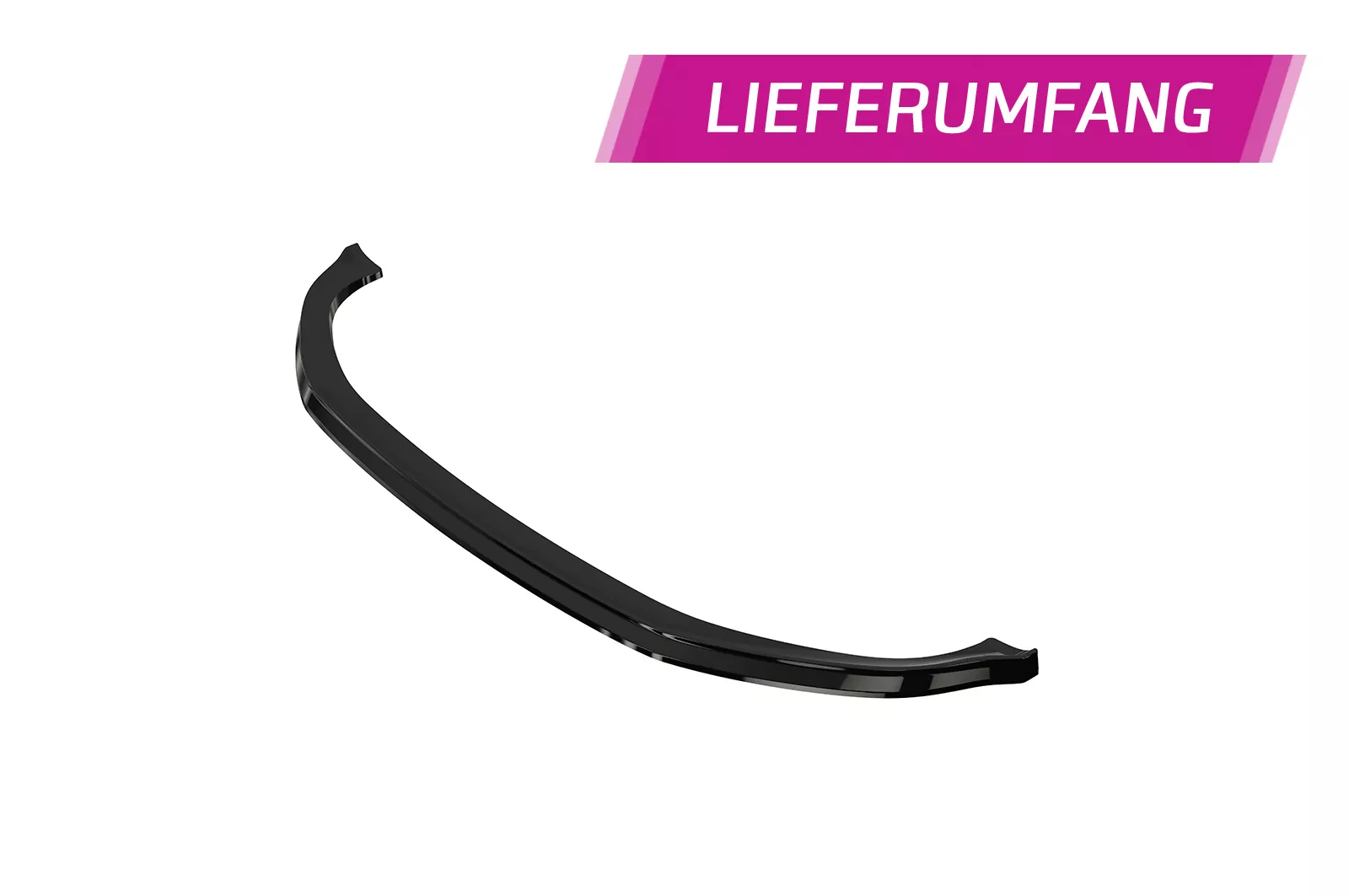 Cup-Spoilerlippe mit ABE für VW T5 CSL363 Strukturiert (schwarz matt)