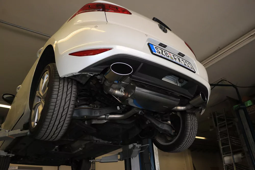 VW Golf VII  - Einzelradaufhängung  Endschalldämpfer rechts/links - 160x90 Typ 38 rechts/links