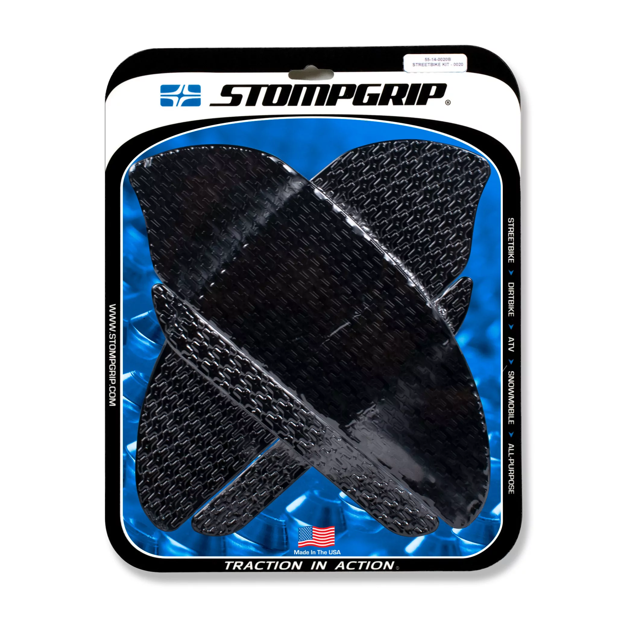 Stompgrip Traction Pad Icon für Honda CBR600 RR 07-12 Schwarz
