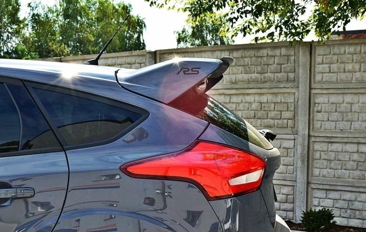 Spoiler CAP Passend Für Passend Für FORD FOCUS 3 RS Schwarz Hochglanz Schwarz Hochglanz