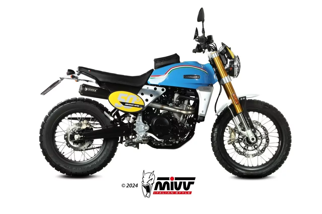 MIVV X-M1 Edelstahl Schwarz FANTIC CABALLERO 500 21-24