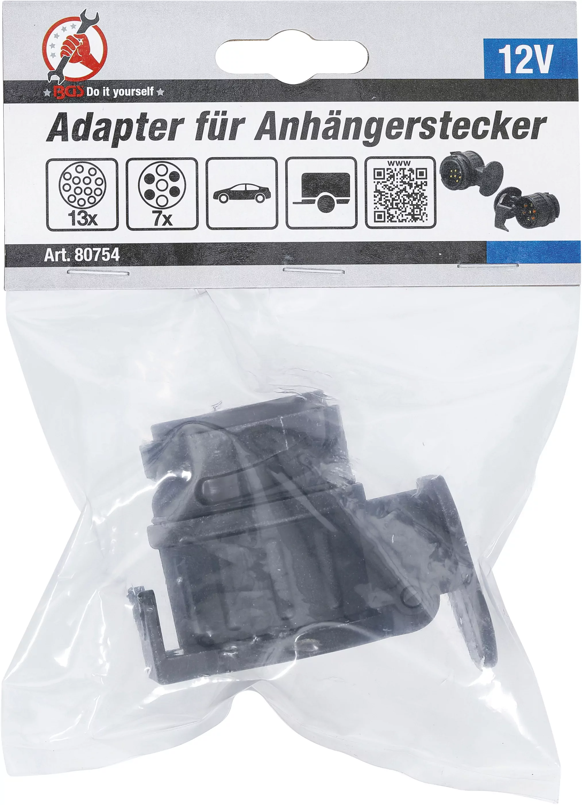 Adapter für Anhängerstecker | 13-polig auf 7-polig